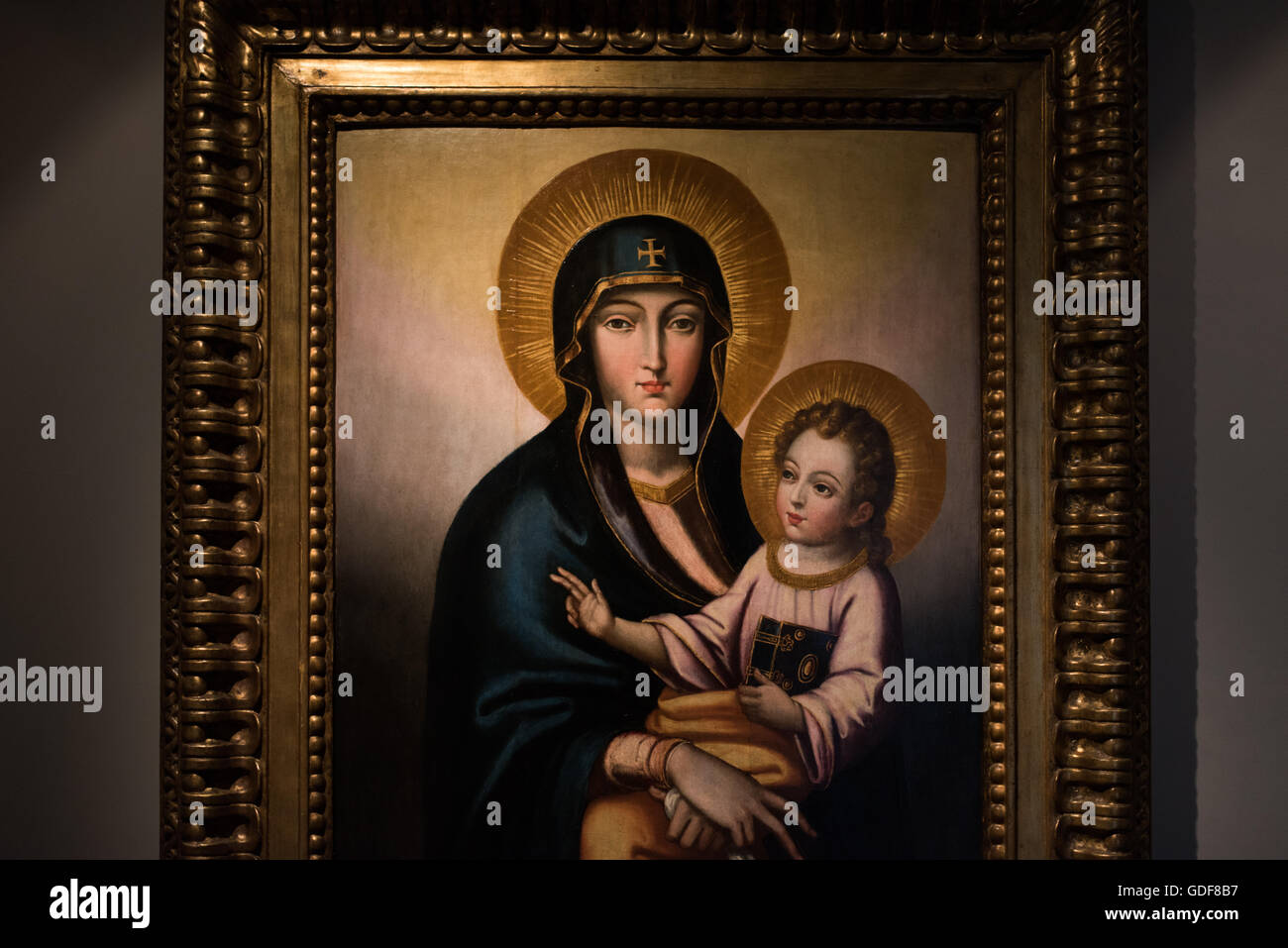 Museu de Sao Roque Madonna del Popolo Late 16th Century Oil On Wood ...