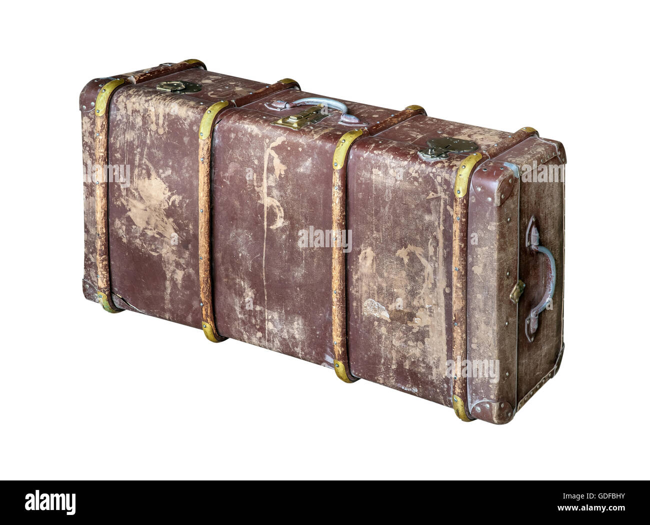 Old trunk chest isolated Stock Photo Alamy