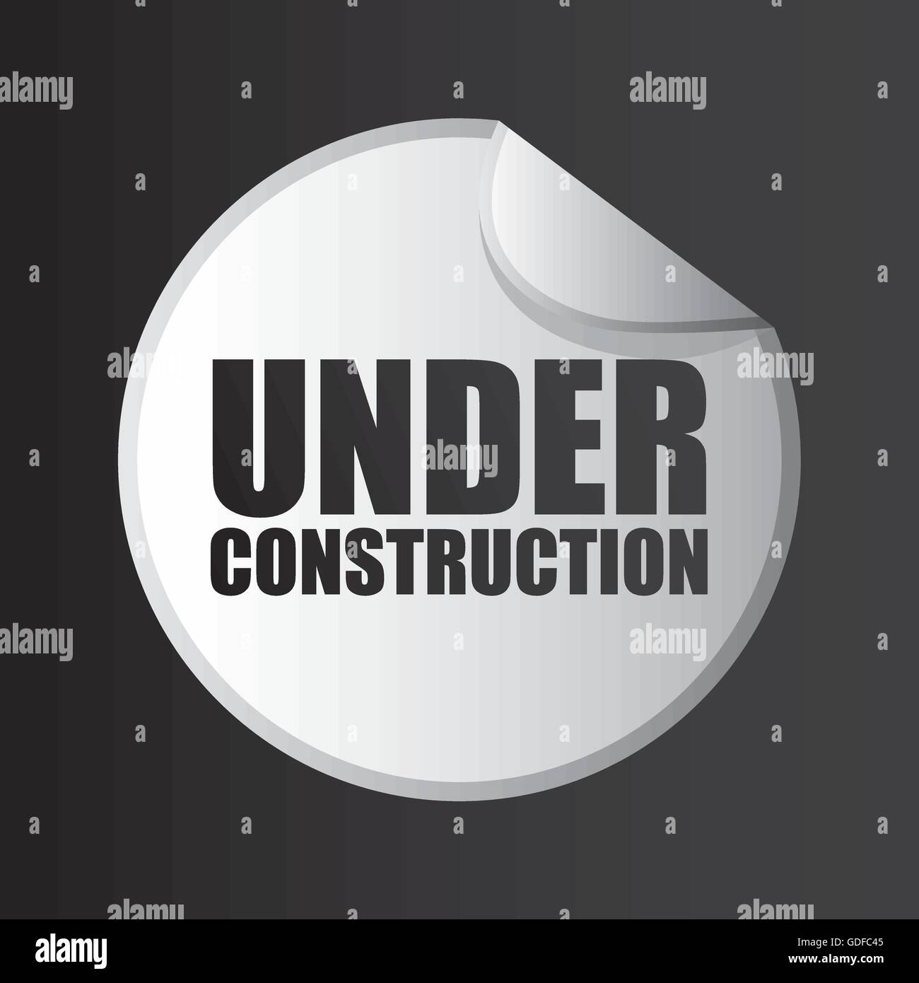 under construction stamp isolated icon design Stock Vector Image & Art ...