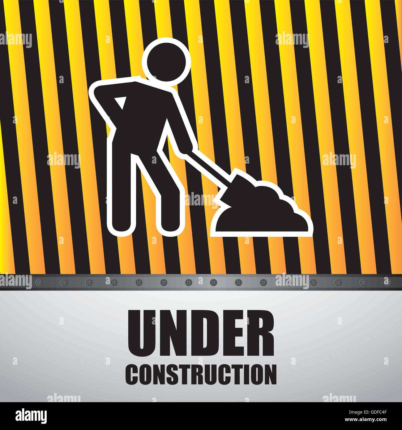Road repair shovel icon Stock Vector Images - Alamy