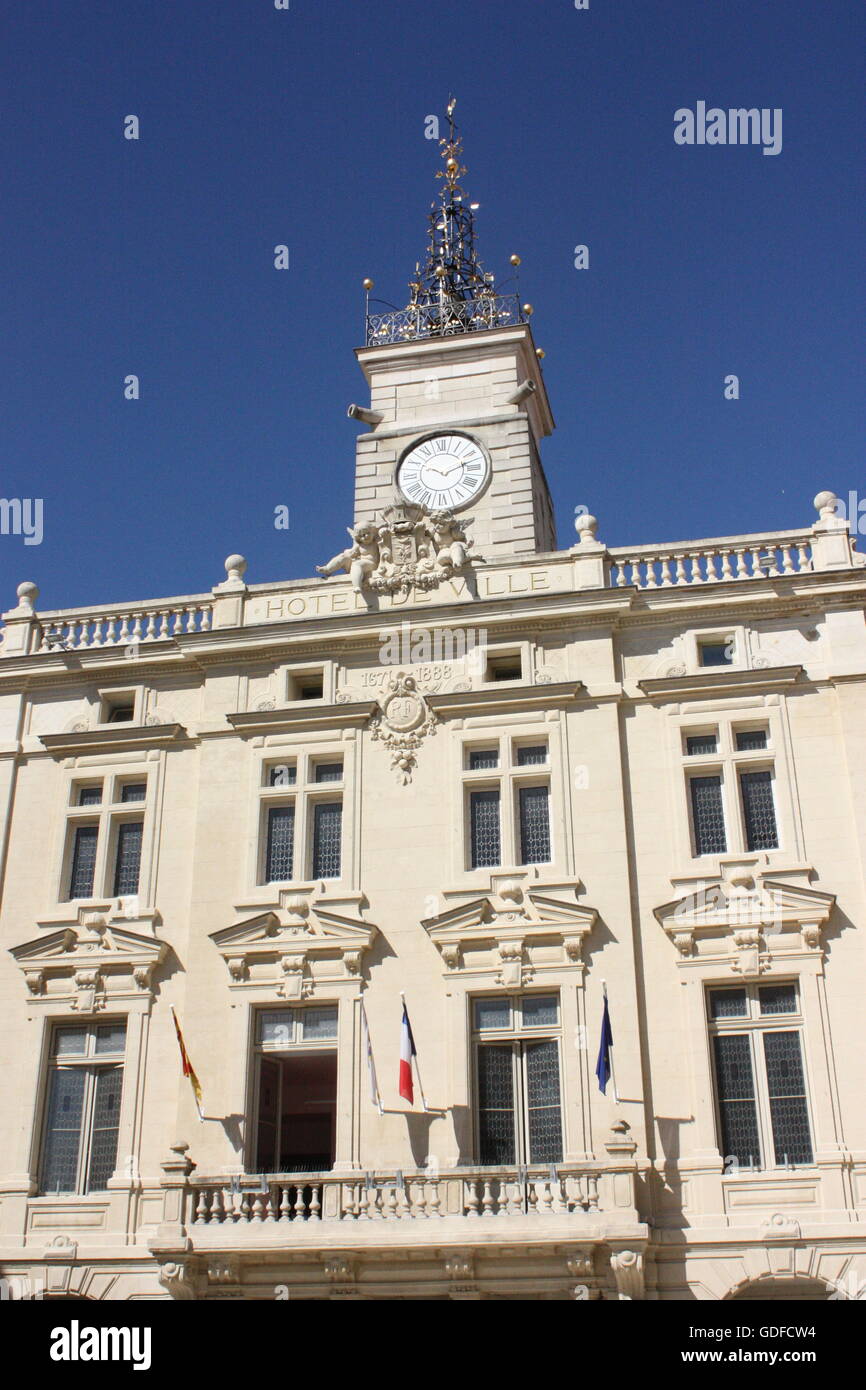 The Hotel de Ville in Orange, France Stock Photo Alamy