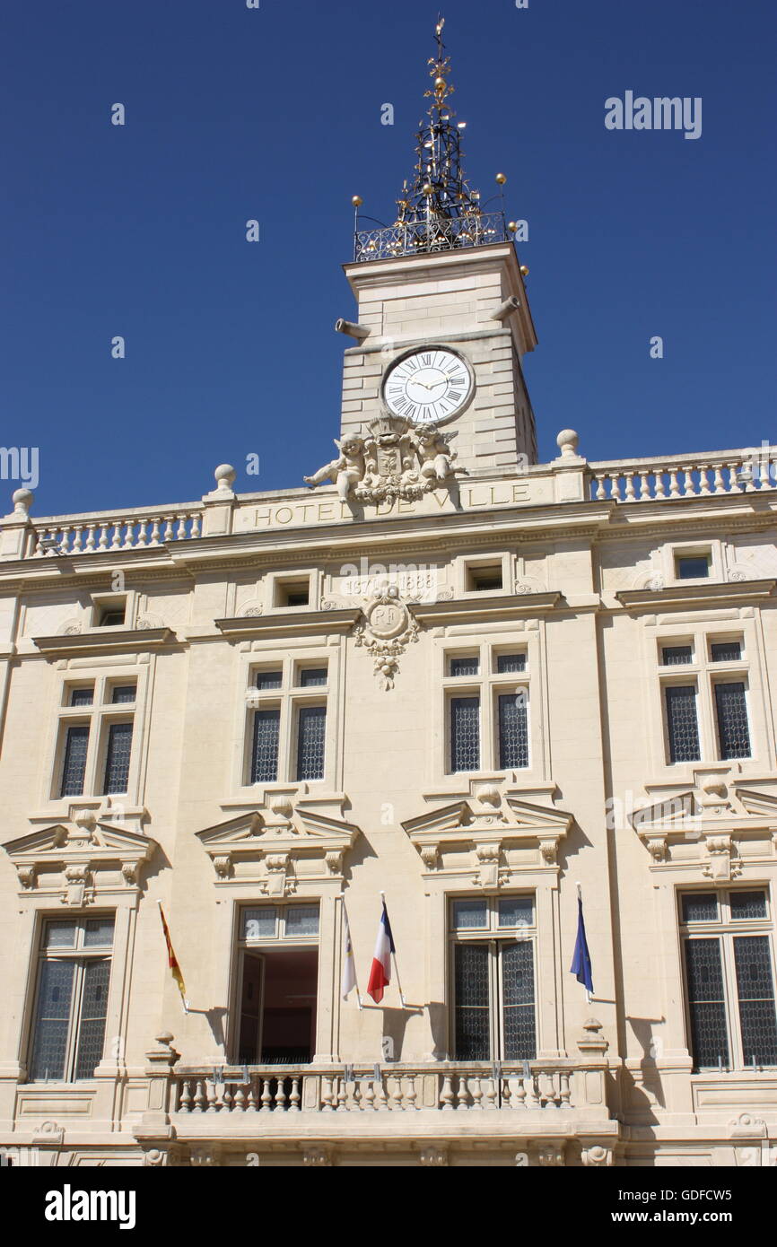 The Hotel de Ville in Orange, France Stock Photo Alamy