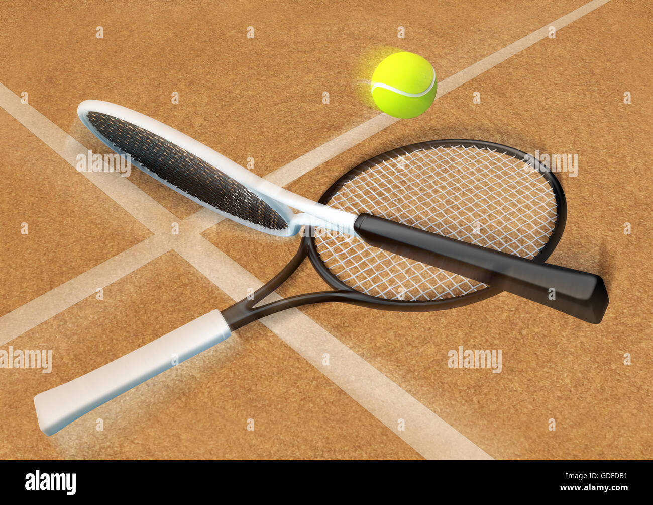 Tennis clay court hi-res stock photography and images - Alamy