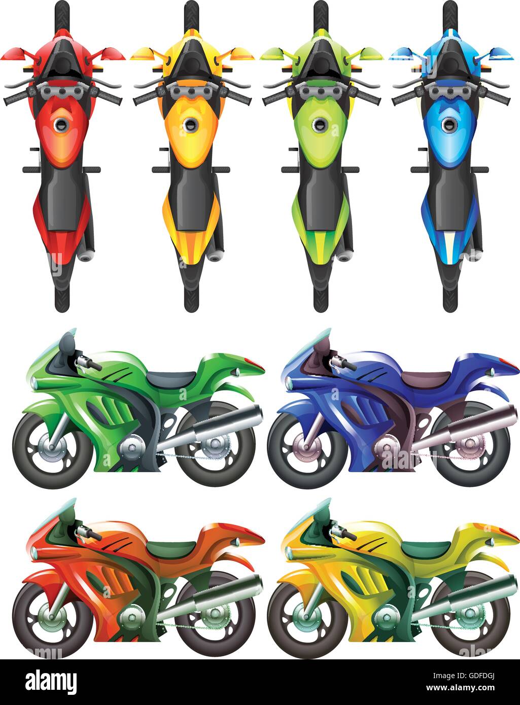 learn colors motorcycle