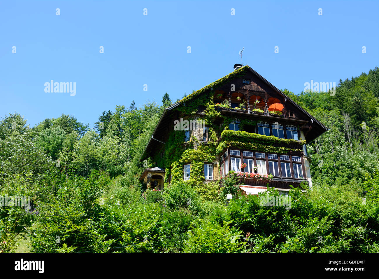 Sankt Gilgen Villa, Austria, Salzburg, Salzkammergut Stock Photo Alamy
