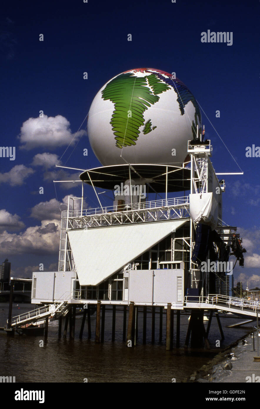 The main performance stage at Expo 88. Brisbane, Queensland - Australia. Stock Photo