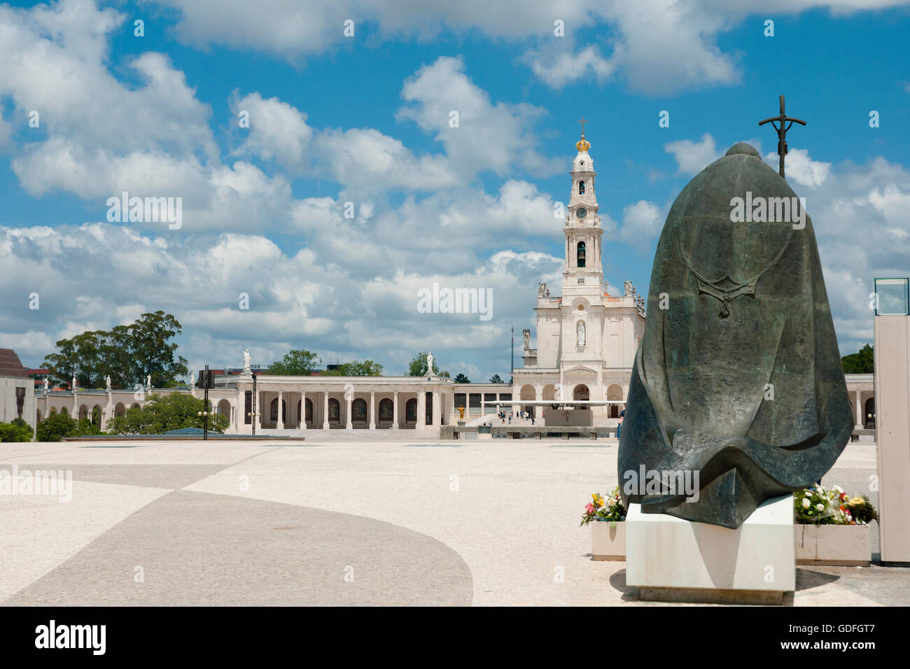 Sanctuary of Our Lady of Fatima Portugal Stock Photo Alamy
