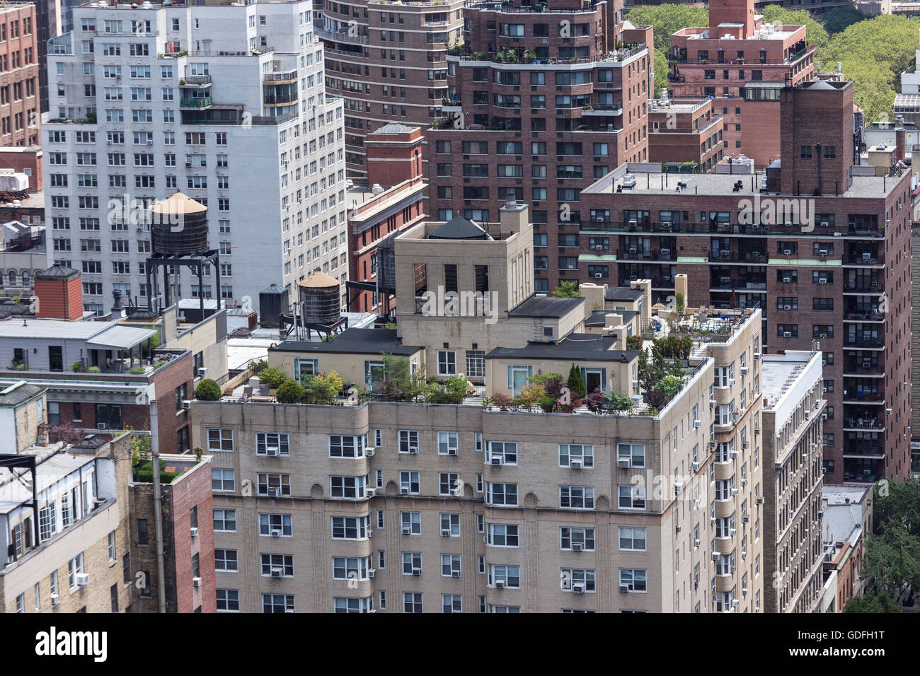 Rooftop Gardens in Murray Hill, NYC Stock Photo Alamy