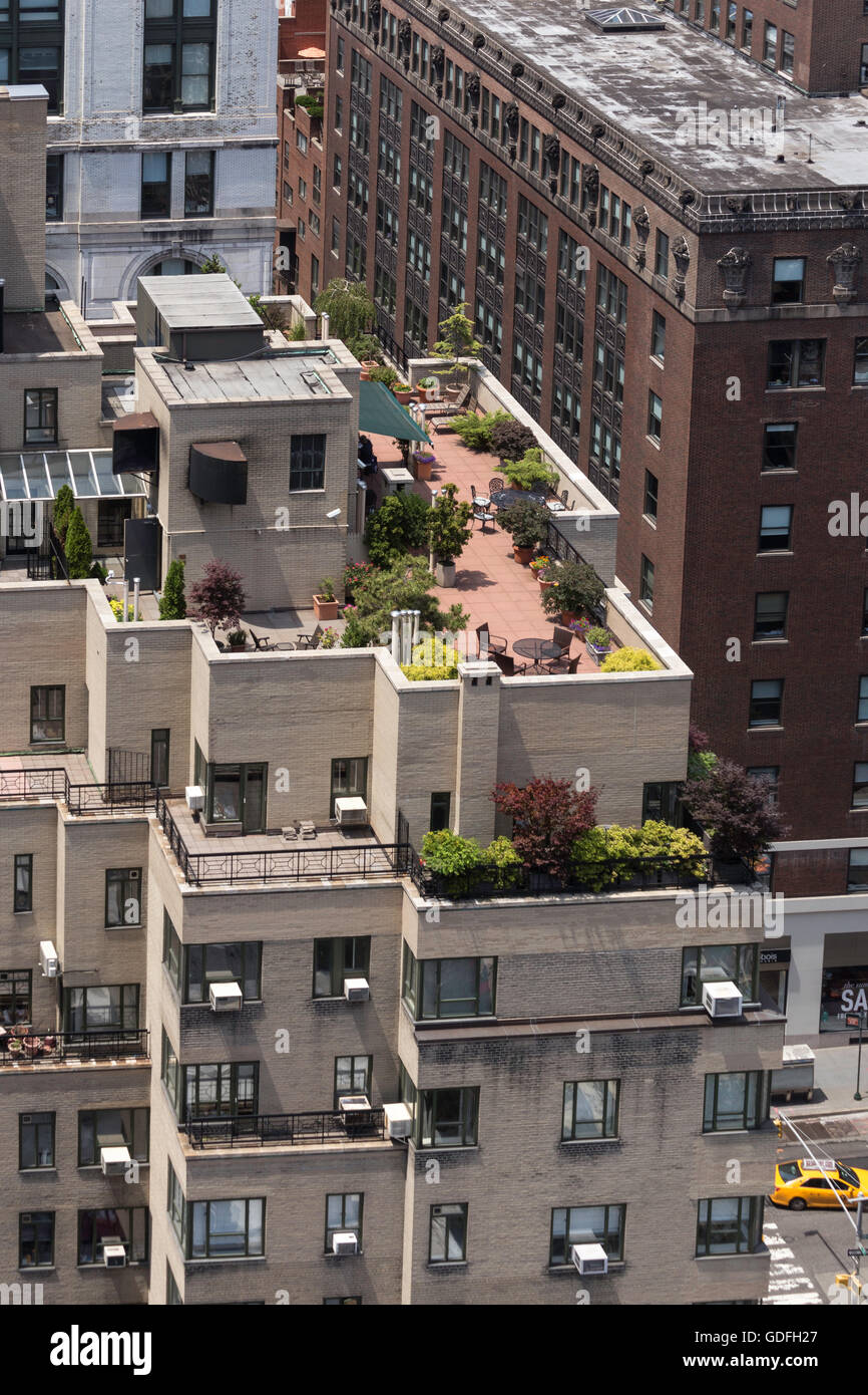 Rooftop Gardens in Murray Hill, NYC Stock Photo Alamy