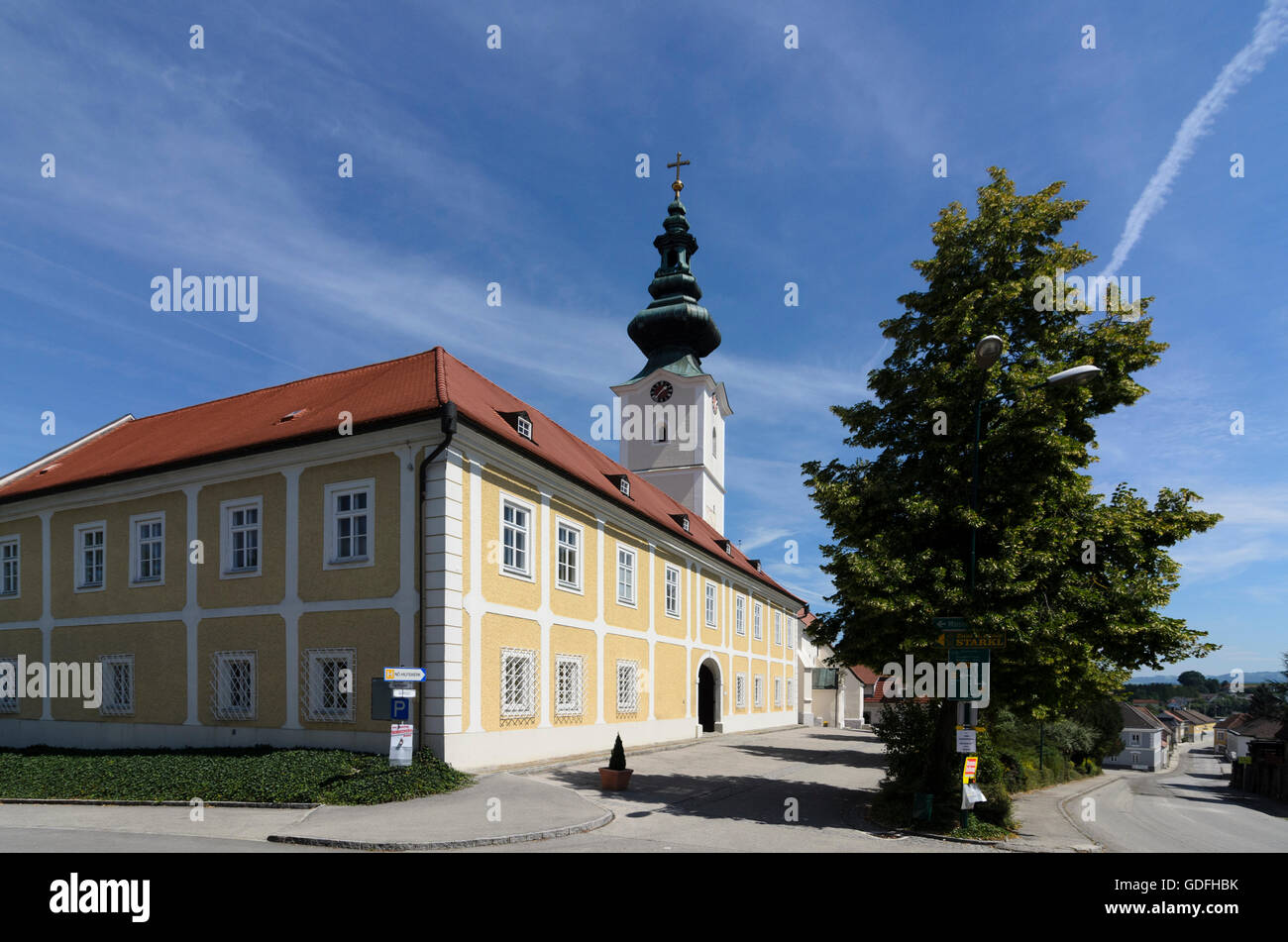 Aschbach-Markt: church hl. Martin, Austria, Niederösterreich, Lower Austria, Mostviertel Stock Photo