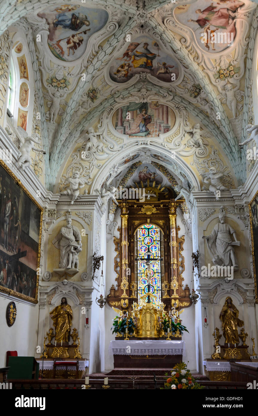 Ardagger: Stiftskirche vom Stift Ardagger, Austria, Niederösterreich, Lower Austria, Mostviertel Stock Photo
