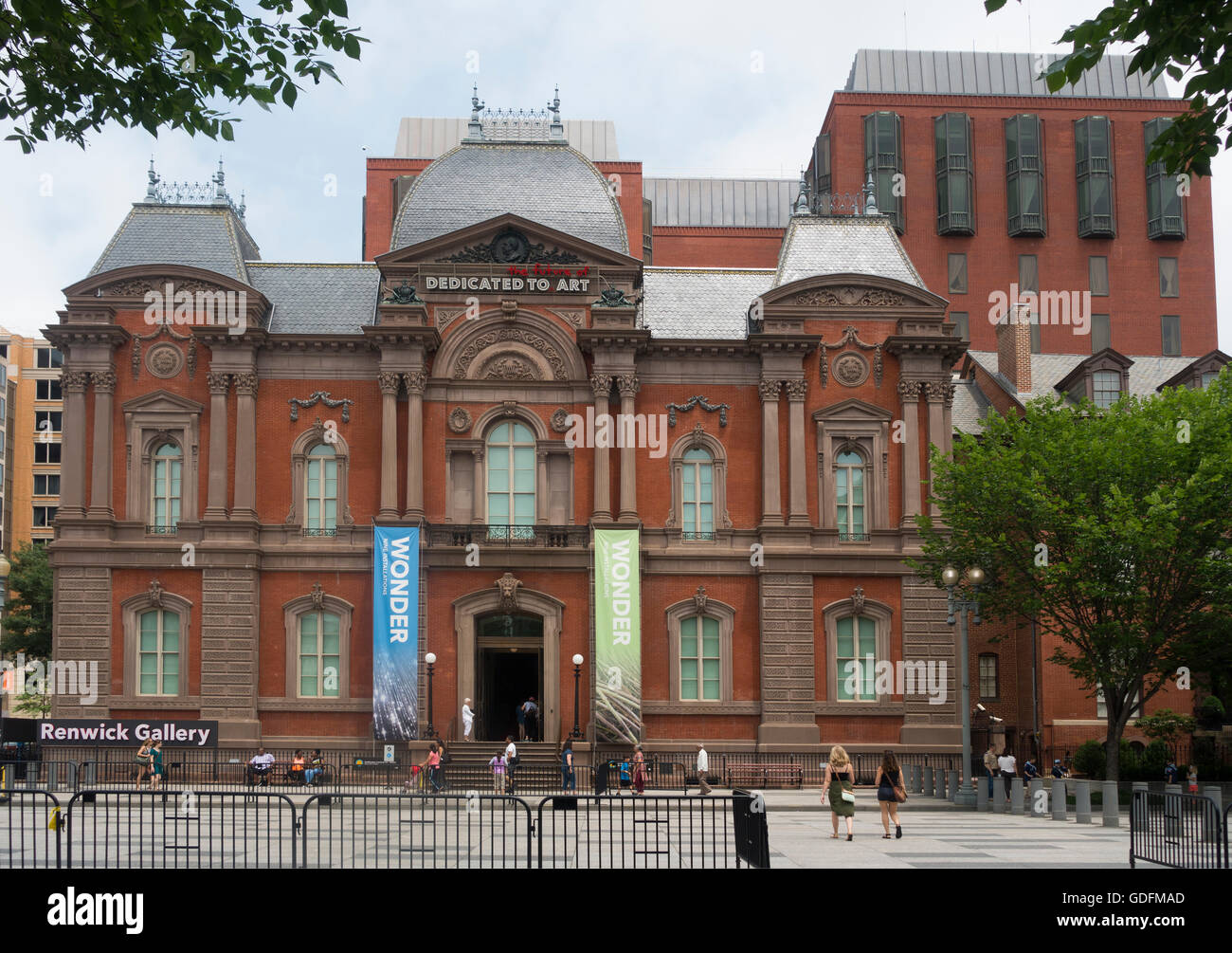 Renwick Gallery of the Smithsonian American Art museum Washington DC Stock Photo Alamy