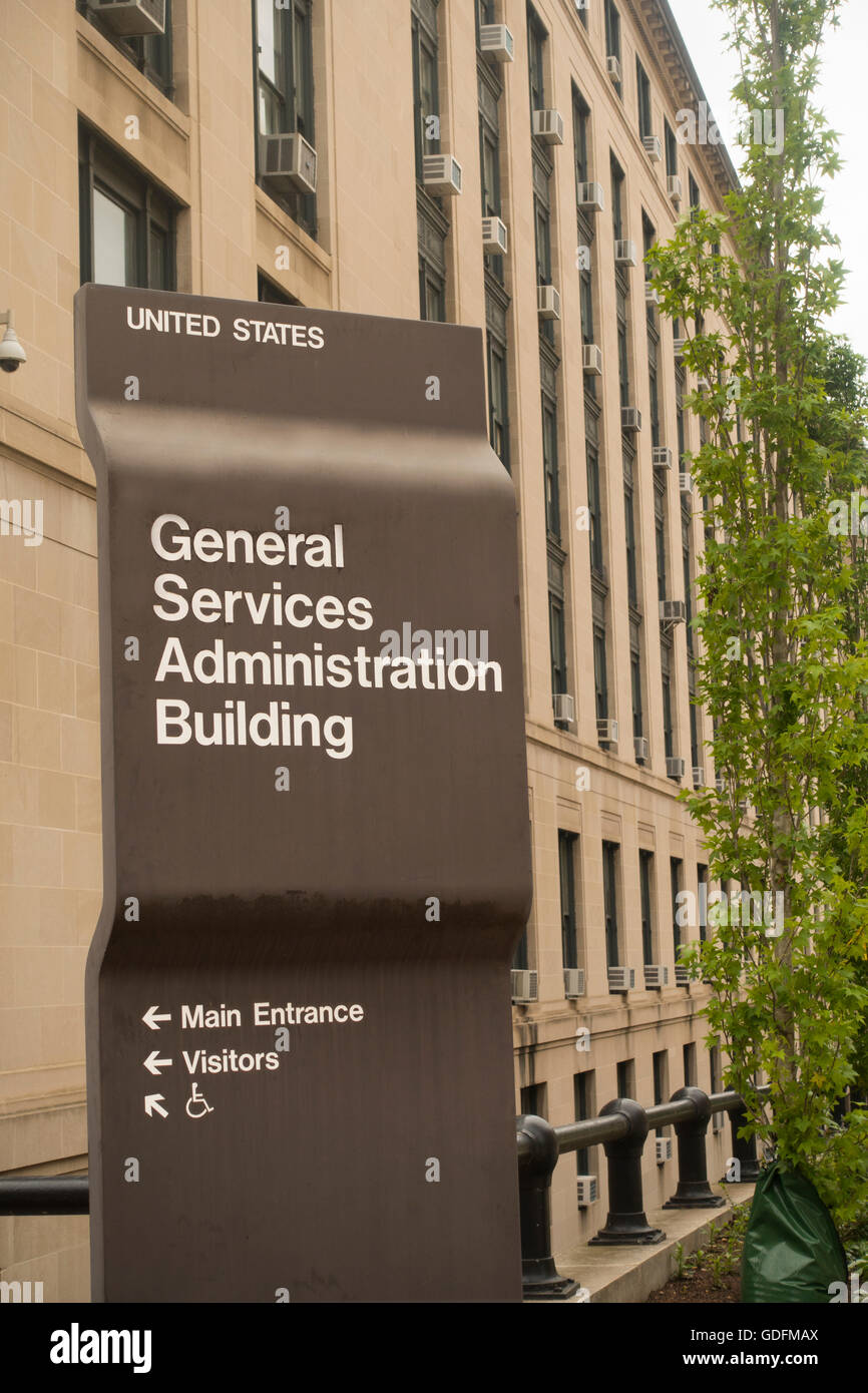 General services administrations Washington DC Stock Photo