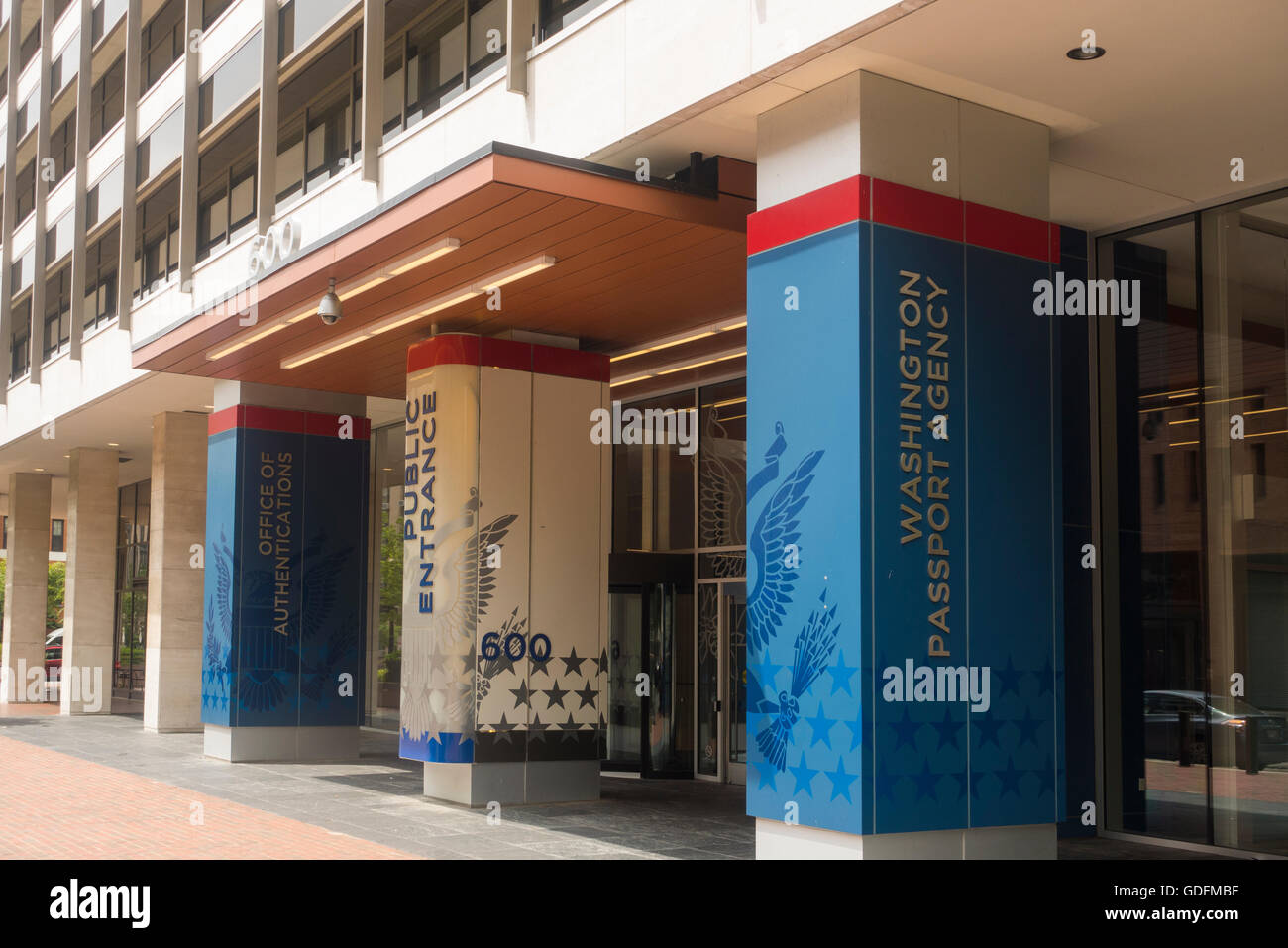 Washington DC passport agency Stock Photo Alamy