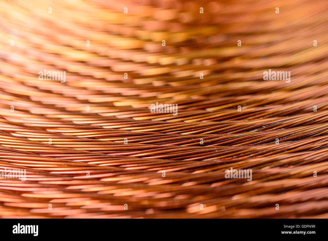 background of copper coil Stock Photo Alamy
