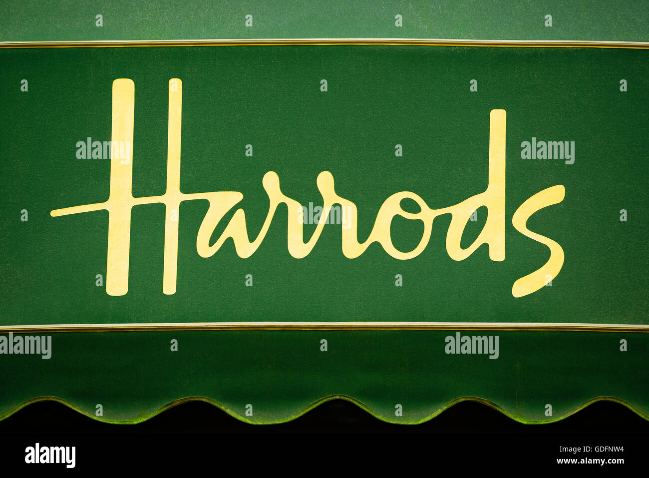 Harrods logo hires stock photography and images Alamy