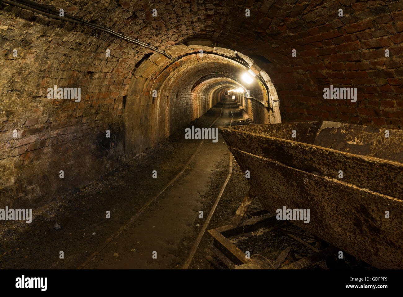 The Tar Tunnel at Coalport, Ironbridge Gorge, Shropshire, England, UK. Stock Photo