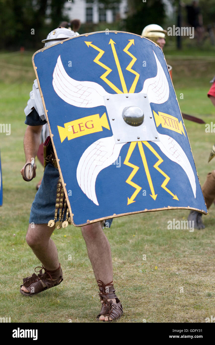 Roman soldier equipment hi-res stock photography and images - Alamy