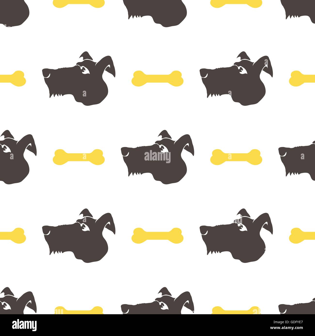 Dog Seamless Animal Pattern Stock Vector Image & Art - Alamy