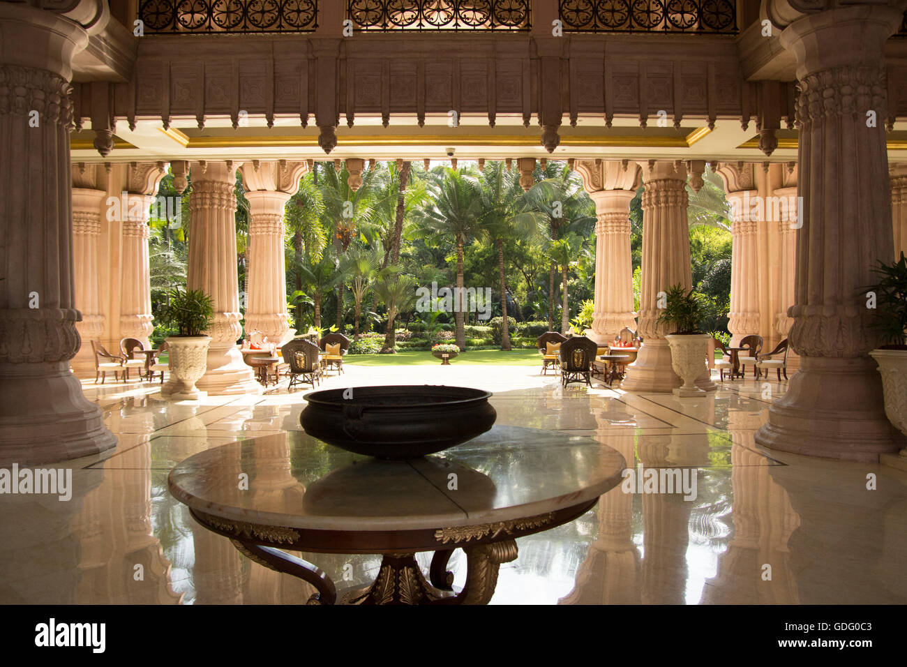 The Leela Palace Bangalore on Old Airport Road is brilliant. Stock Photo