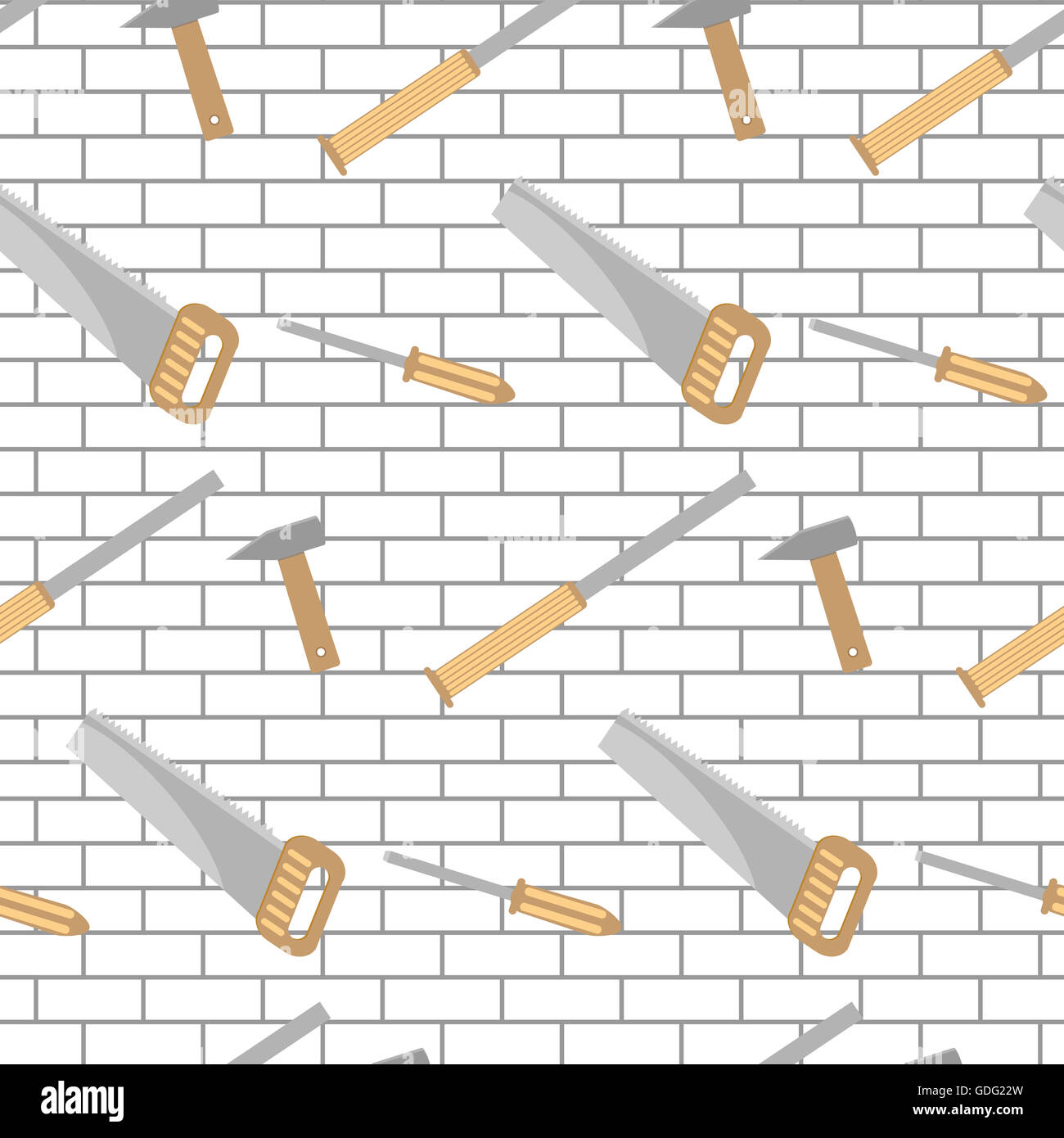 Construction tools seamless pattern vector hi-res stock photography and ...