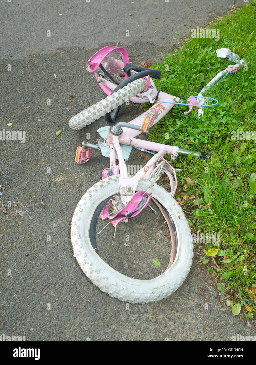 old broken bike