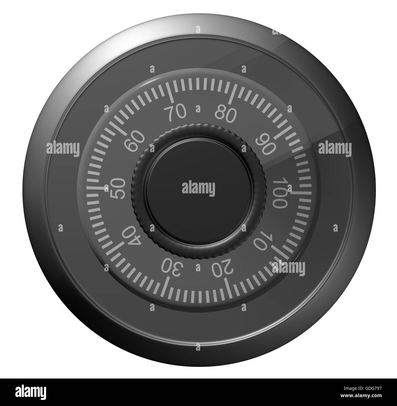 Safe combination lock. Knob with figures Stock Photo Alamy