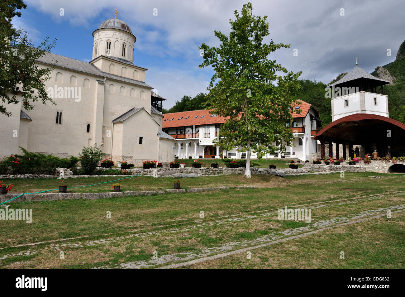 Mileševa Monastery in Serbia Stock Photo