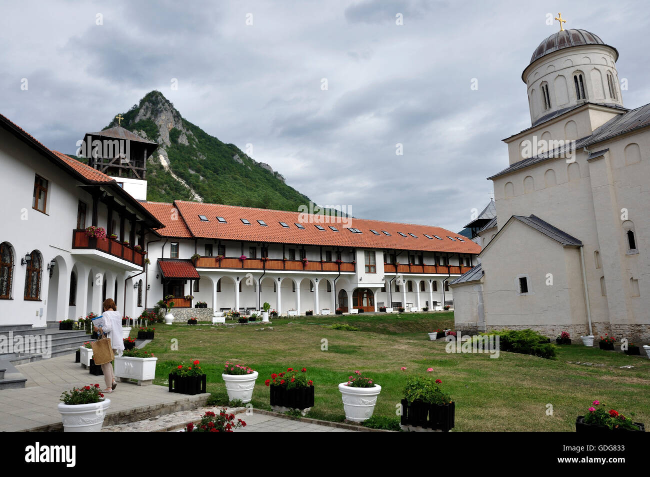 Mileševa Monastery in Serbia Stock Photo