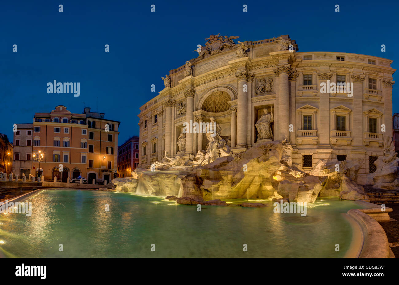 Trevi Fountain (Fontana di Trevi), Rome, Italy Stock Photo