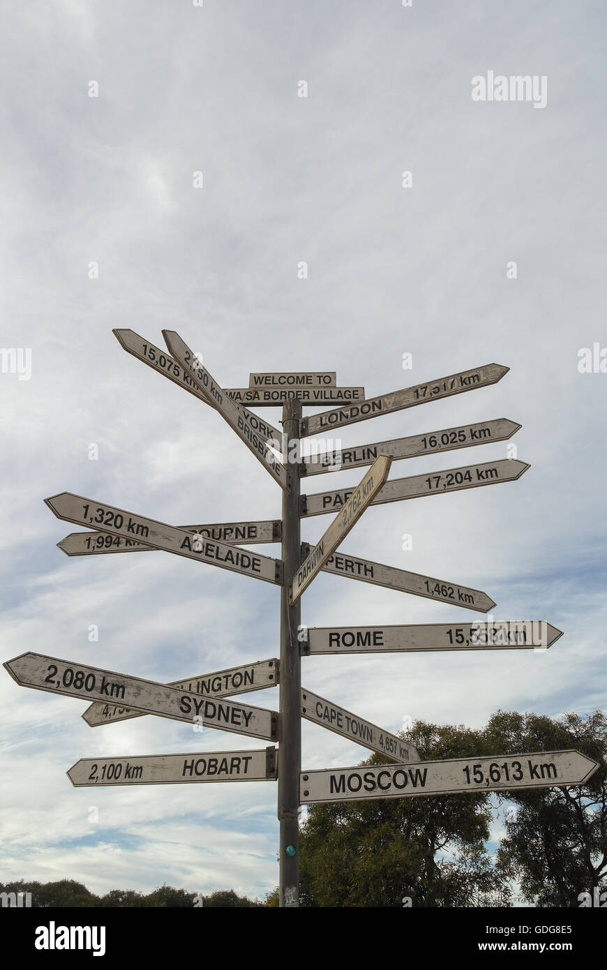 Australian road sign distance hires stock photography and images Alamy
