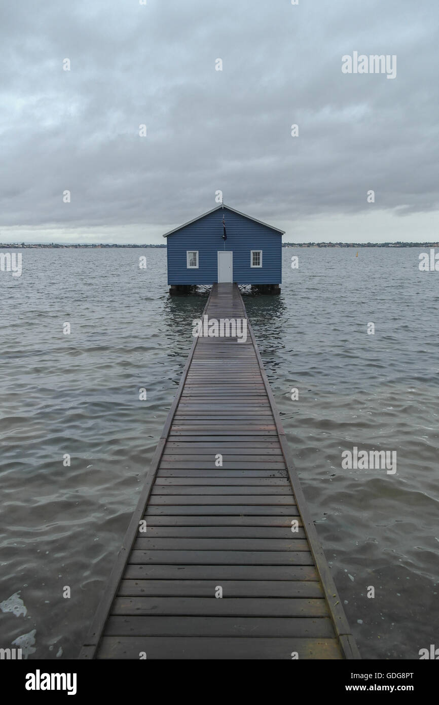 The famouse Crawley Edge Boatshed at the Swan river in Perth, Western