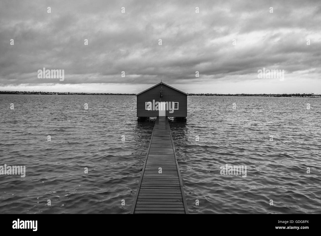 The famouse Crawley Edge Boatshed at the Swan river in Perth, Western