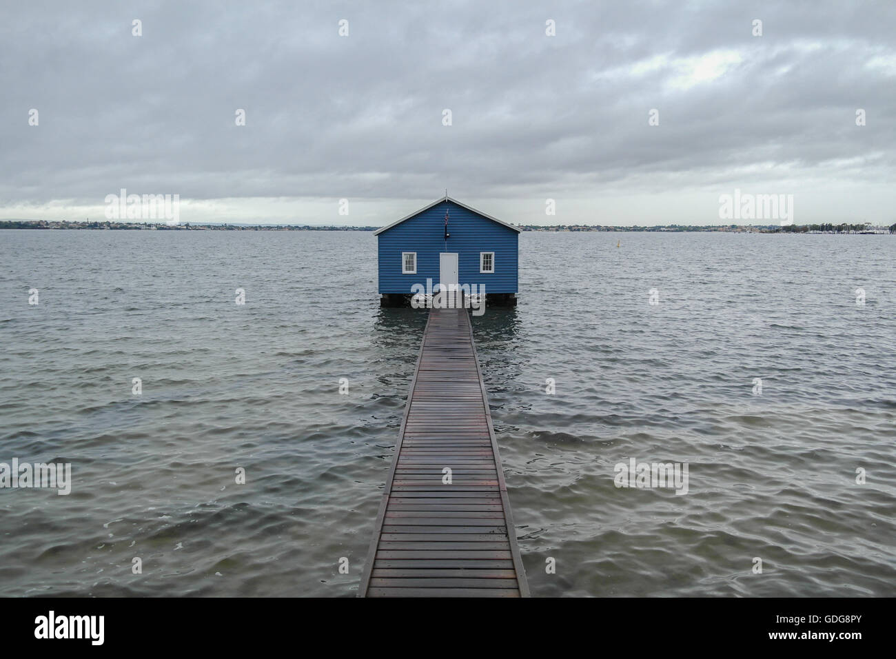 The famouse Crawley Edge Boatshed at the Swan river in Perth, Western