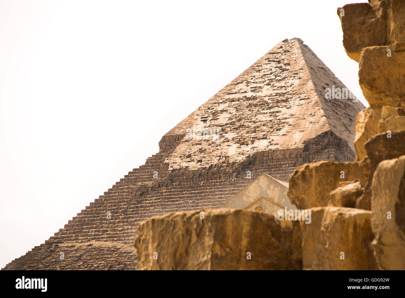 Khafre's Pyramid of Giza Stock Photo - Alamy