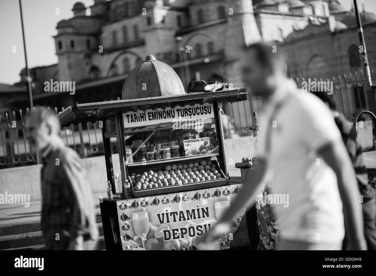 Street food stalls, Istanbul. Stock Photo