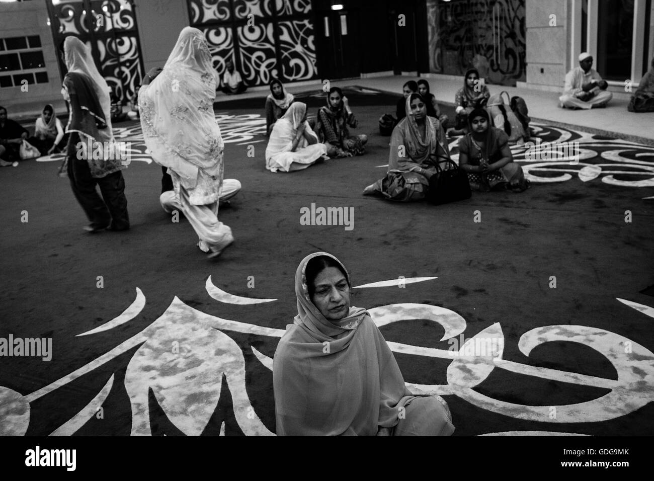 Diwali celebrations in Dubai at a seik temple in Jebel Ali Stock Photo