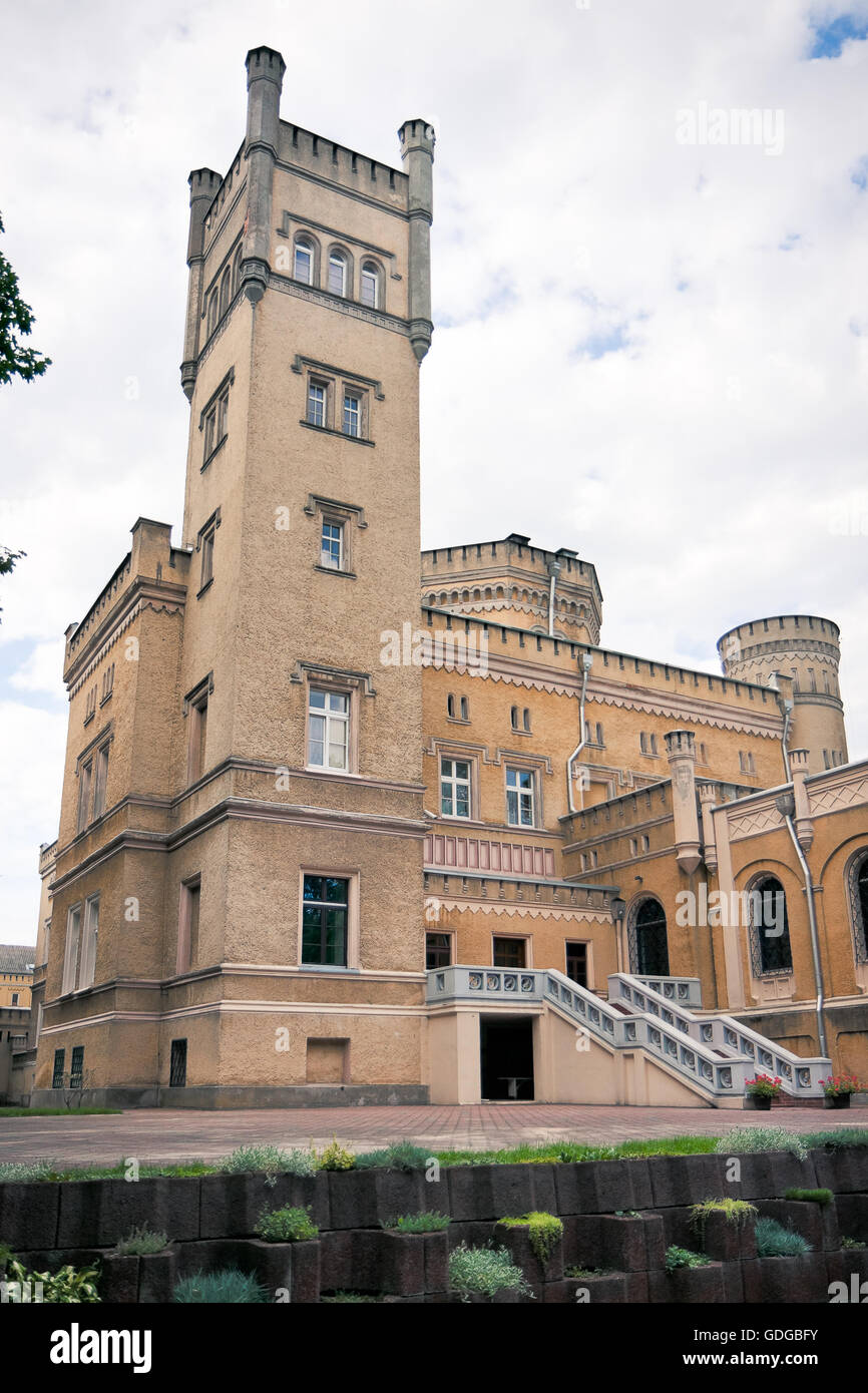 Jablonowo Pomorskie Palace, Poland Stock Photo