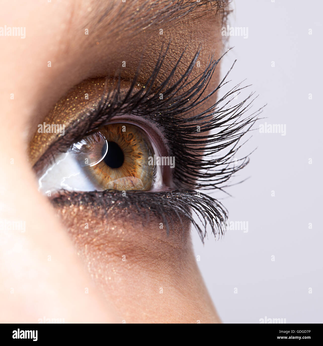 Woman eye iris close up hi-res stock photography and images - Alamy