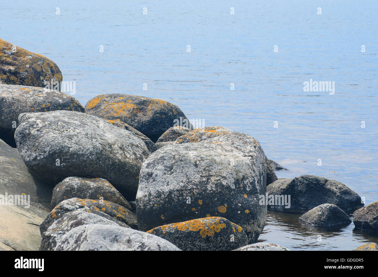 stones in water Stock Photo - Alamy