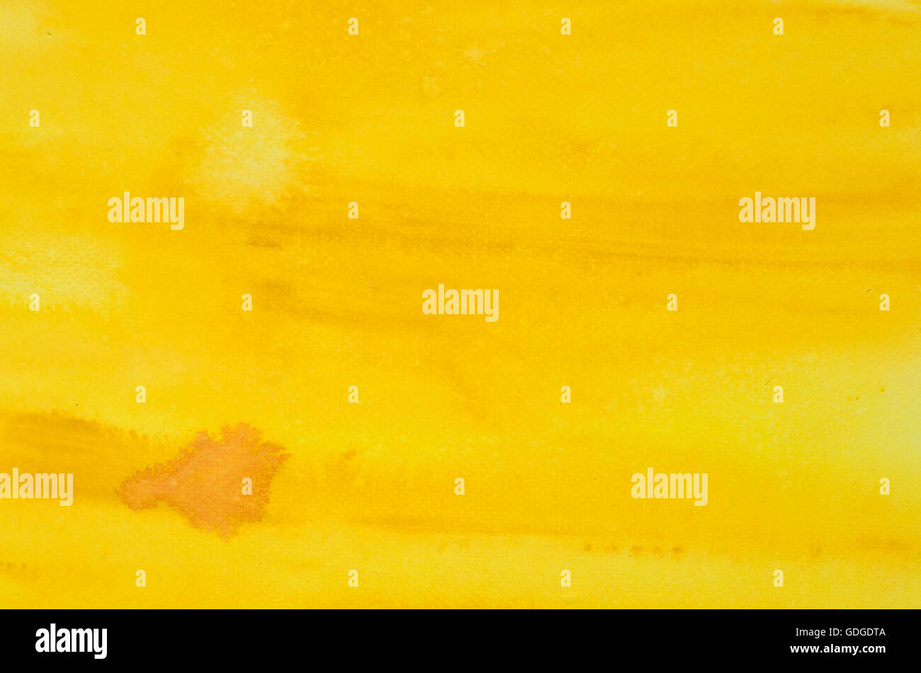 yellow watercolor painted on paper background texture Stock Photo - Alamy