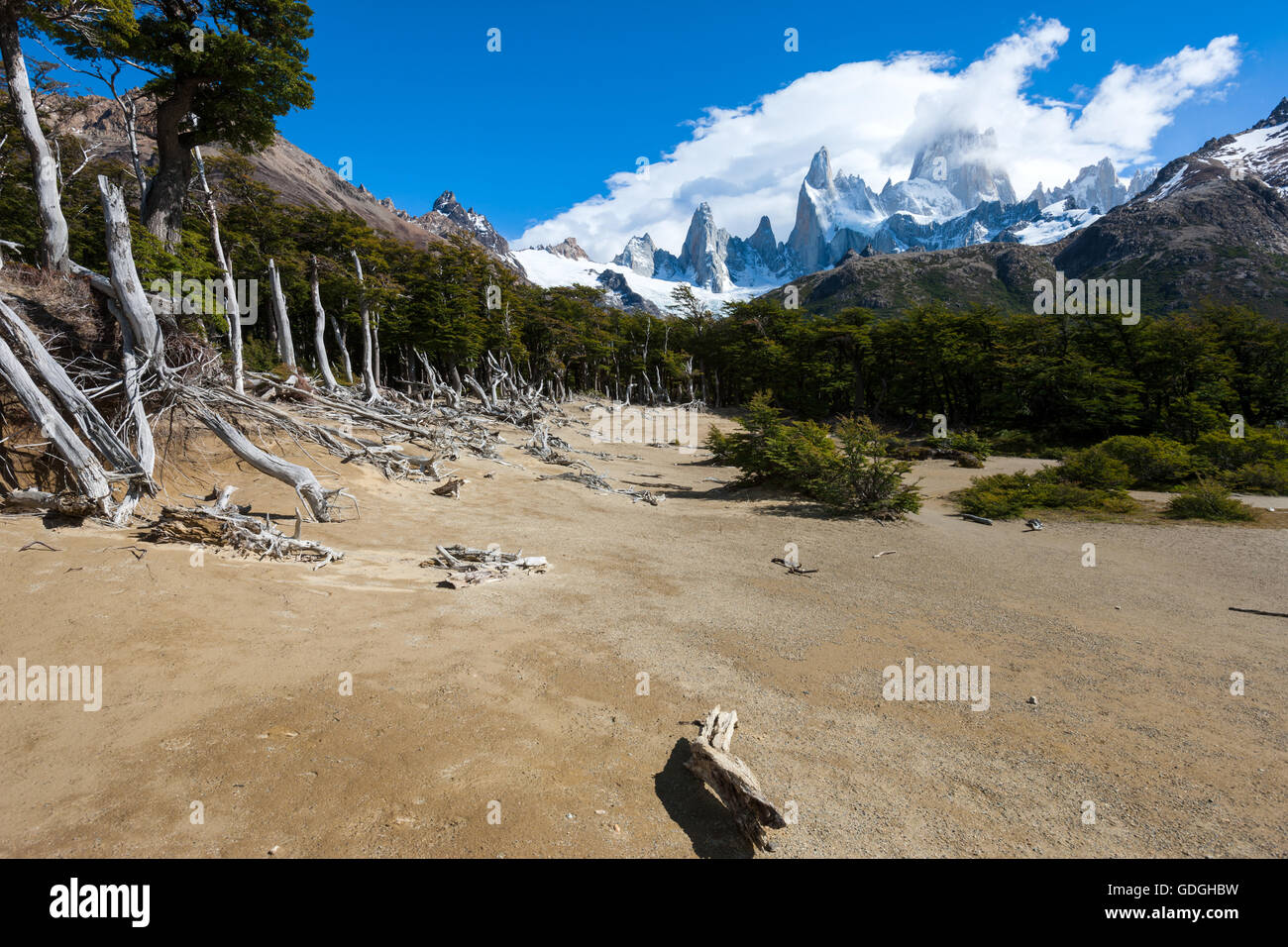 Cerro Fitz Roy,Argentina,Patagonia Stock Photo