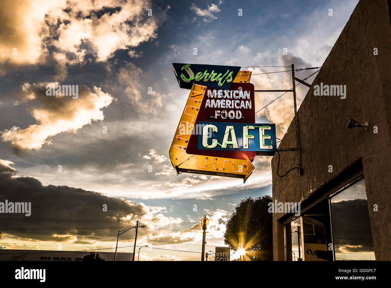 Jerrys cafe sign hires stock photography and images Alamy