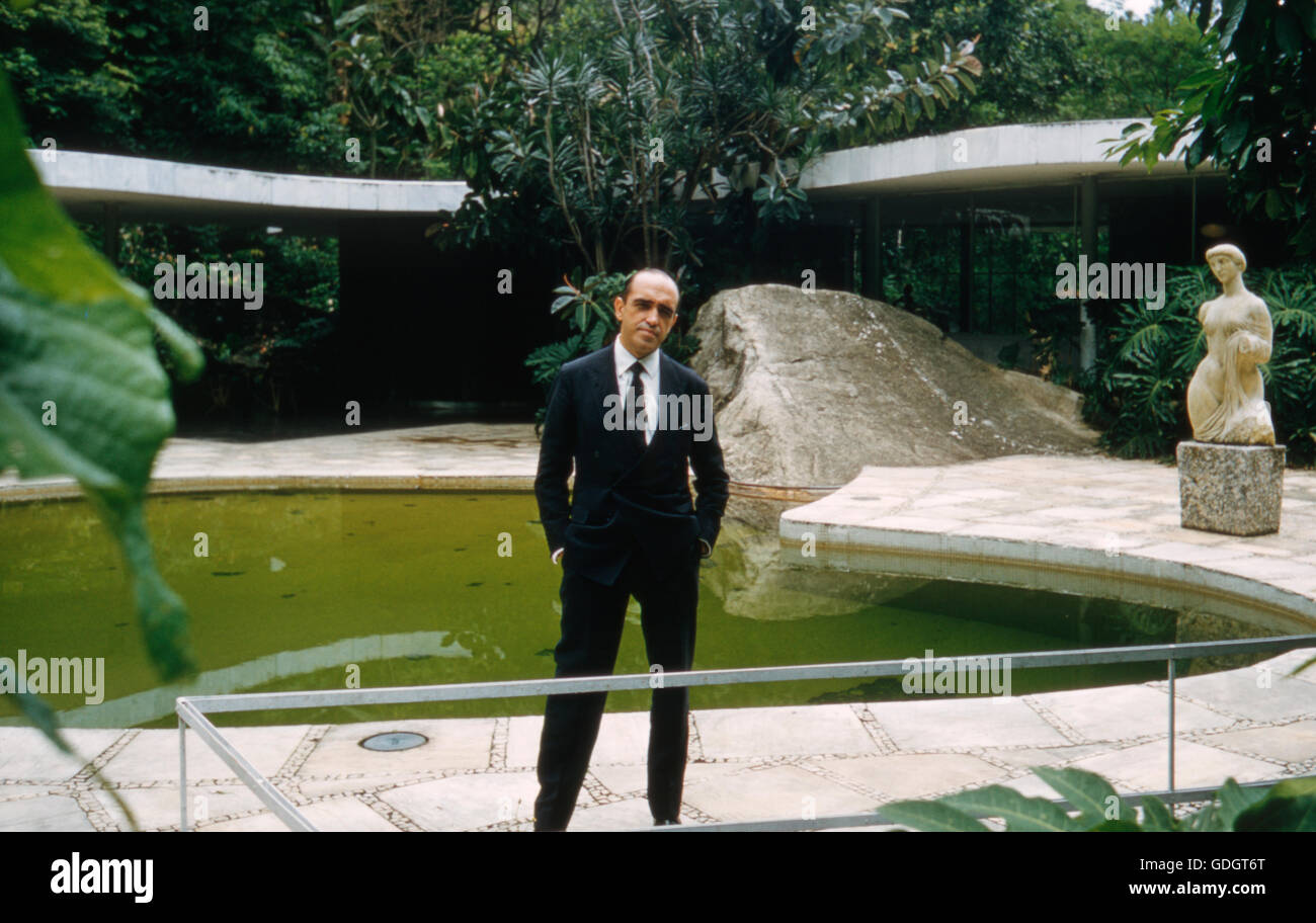 Oscar Niemeyer, 1959. Stock Photo