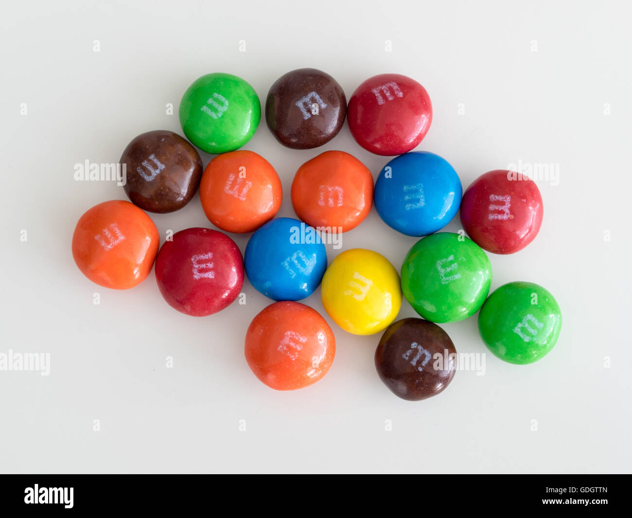 Peanut Butter M&M's, a candy produced by Mars, Inc. Canadian packaging  shown Stock Photo - Alamy