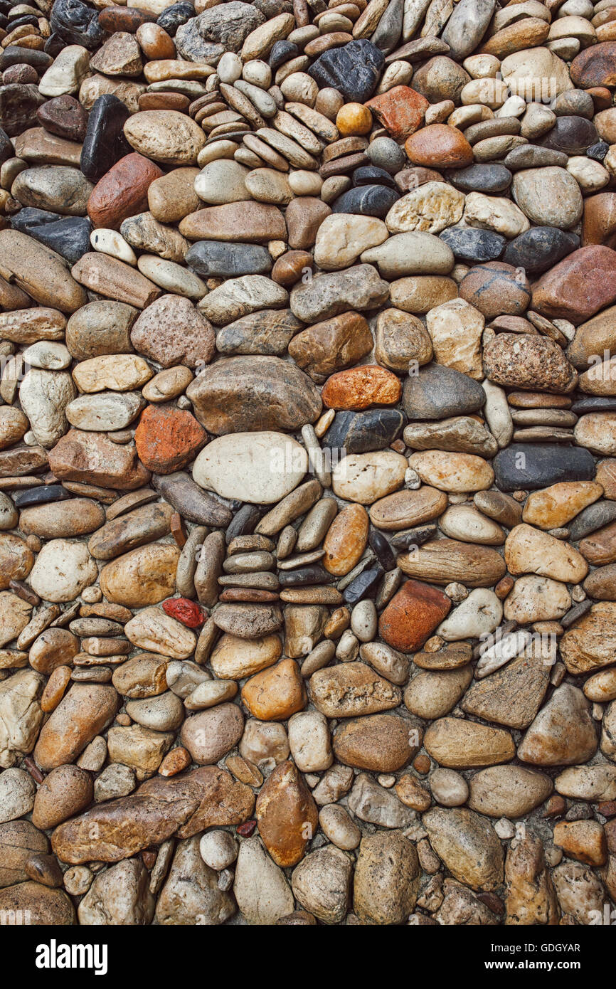 Sea stones pebble texture background Stock Photo - Alamy