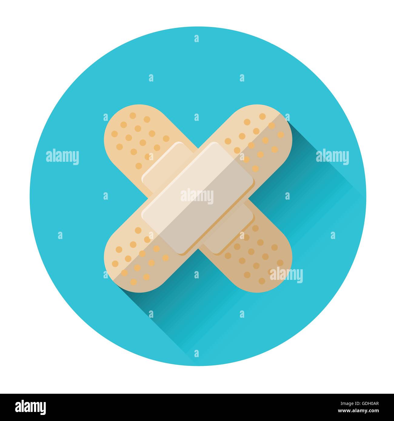 Medical Plaster Icon Stock Vector Image & Art - Alamy