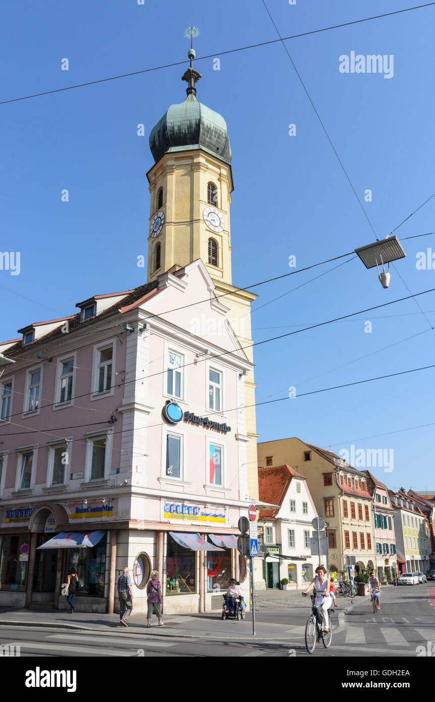 Graz: Franciscan Church, Austria, Steiermark, Styria, Region Graz Stock ...