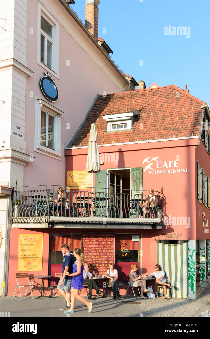 Cafe schwalbennest in old town hi-res stock photography and images - Alamy