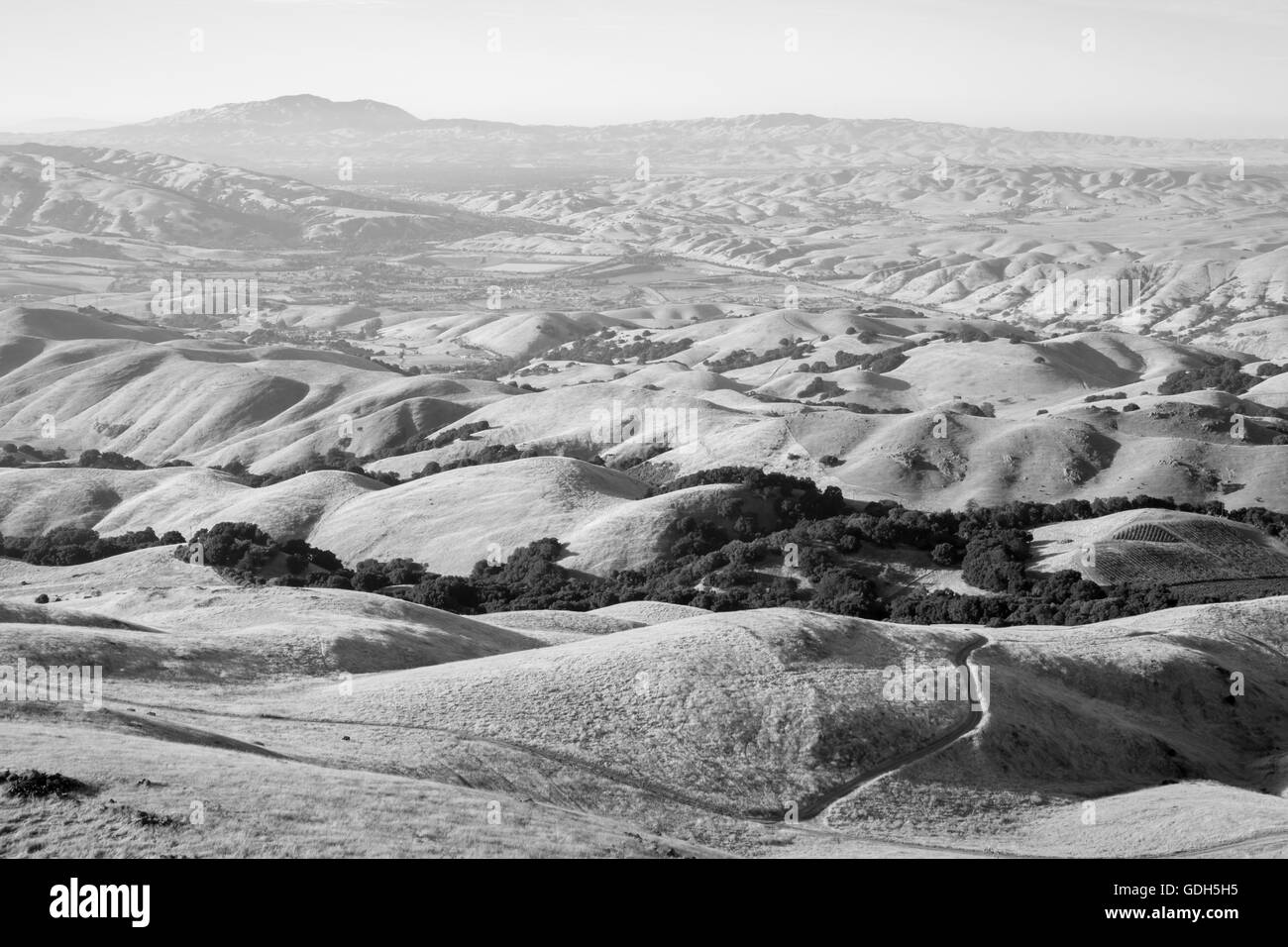 Rolling Hills in the East Bay Regional Parks, California Stock Photo